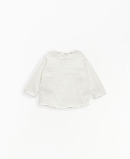 PLAY UP t-shirt in cotone organico colore bianco