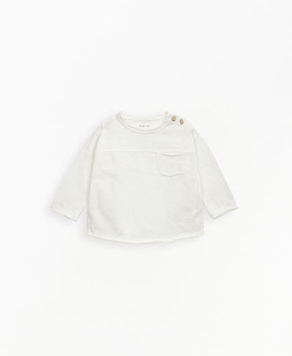 PLAY UP t-shirt in cotone organico colore bianco