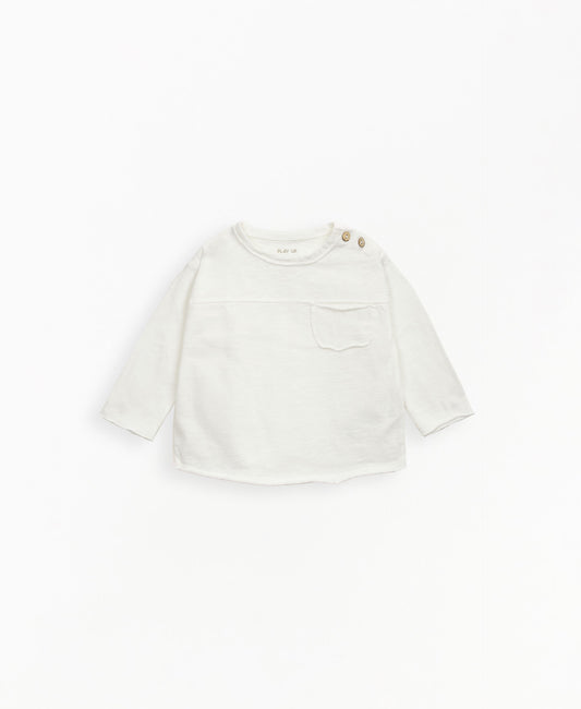 PLAY UP t-shirt in cotone organico colore bianco