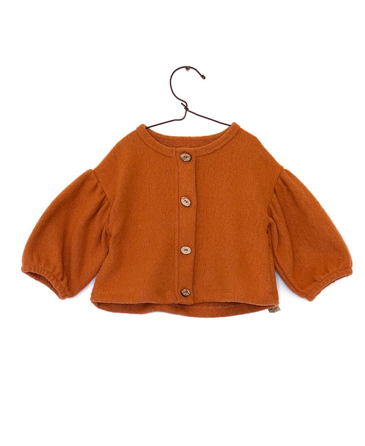 Cardigan colore bruciato