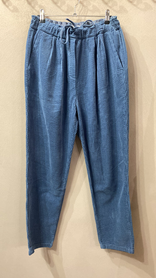 Pantalone velluto a coste colore carta da zucchero