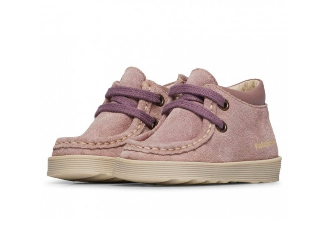 Scarpe in suede colore rosa phard