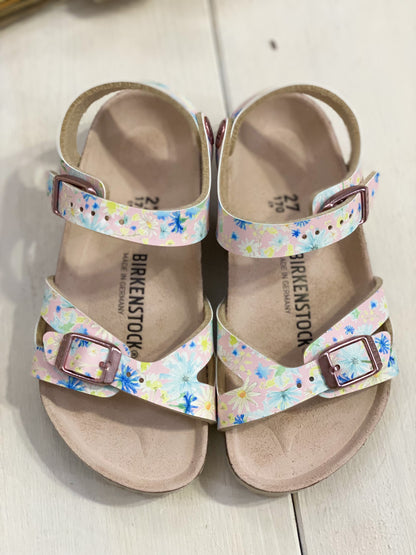 BIRKENSTOCK Rio sandalo bambina stampa floreale