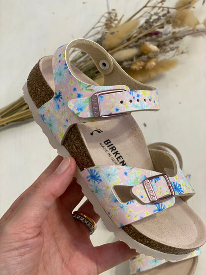 BIRKENSTOCK Rio sandalo bambina stampa floreale